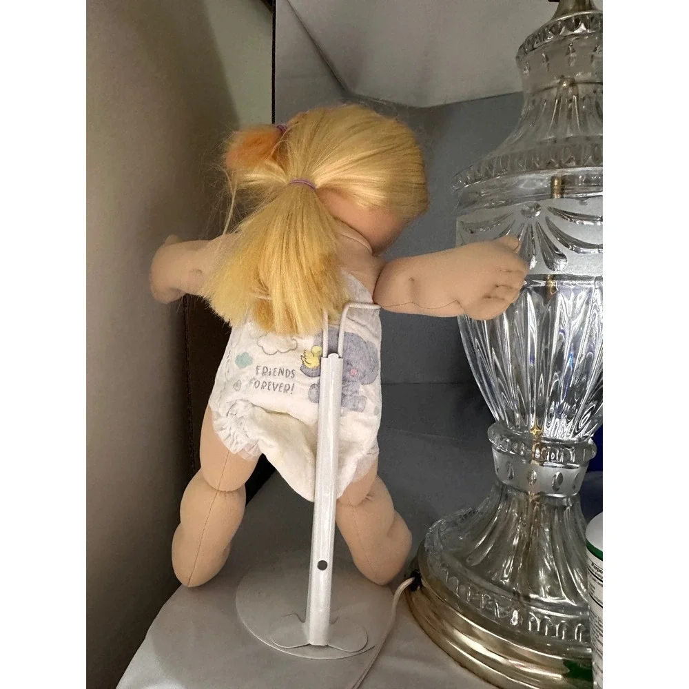 Cabbage Patch Kid Cornsilk‎ Pink Color Doll Blonde Blue Eyes Girl 14